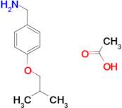 (4-Isobutoxyphenyl)methanamine acetate