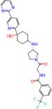 N-(2-((S)-3-(((1r,4S)-4-hydroxy-4-(5-(pyrimidin-2-yl)pyridin-2-yl)cyclohexyl)amino)pyrrolidin-1-yl…