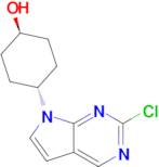 trans-4-(2-Chloro-7H-pyrrolo[2,3-d]pyrimidin-7-yl)cyclohexanol