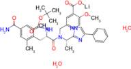 lithium 5-(((S)-2-((tert-butoxycarbonyl)amino)-3-(4-carbamoyl-2,6-dimethylphenyl)-N-((S)-1-(5-phenyl-1H-imidazol-2-yl)ethyl)propanamido)methyl)-2-methoxybenzoate dihydrate