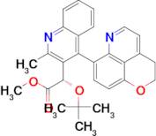 (S)-methyl 2-(tert-butoxy)-2-((R)-4-(2,3-dihydropyrano[4,3,2-de]quinolin-7-yl)-2-methylquinolin-...