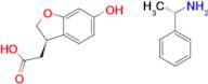 (S)-1-phenylethanamine (R)-2-(6-hydroxy-2,3-dihydrobenzofuran-3-yl)acetate