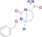 (2S,5R)-6-(Benzyloxy)-7-oxo-1,6-diazabicyclo[3.2.1]octane-2-carboxamide