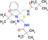 tert-Butyl (S)-((2-phenyl-5-pivalamido-3-pivaloyl-2,3-dihydro-1,3,4-thiadiazol-2-yl)methyl)carba...