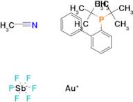 (Acetonitrile)[(2-biphenyl)di-tert-butylphosphine]gold(I) hexafluoroantimonate