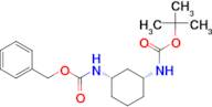 benzyl tert-Butyl ((1S,3R)-cyclohexane-1,3-diyl)dicarbamate