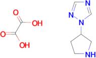 1-(Pyrrolidin-3-yl)-1H-1,2,4-triazole oxalate