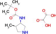 rel-tert-Butyl (3R,4R)-4-methylpyrrolidin-3-ylcarbamate oxalate