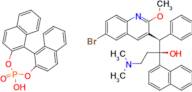 (11bR)​-​4-Hydroxydinaphtho[2,1-d:1',2'-f][1,3,2]dioxaphosphepine 4-oxide compound with (1R,2S)-...