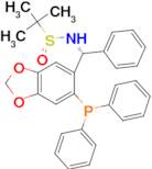 [S(R)]-N-[(R)-[6-(Diphenylphosphino)benzo[d][1,3]dioxol-5-yl]phenylmethyl]-2-methyl-2-propanesulfi…