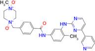 1-methyl-4-(4-((4-methyl-3-((4-(pyridin-3-yl)pyrimidin-2-yl)amino)phenyl)carbamoyl)benzyl)piperazine 1,4-dioxide (Imatinib Impuruity)