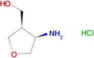 rel-((3R,4R)-4-Aminotetrahydrofuran-3-yl)methanol hydrochloride