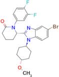 (S)-6-(5-Bromo-1-((1r,4S)-4-methoxycyclohexyl)-1H-benzo[d]imidazol-2-yl)-1-(3,4-difluorophenyl)pip…