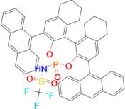 N-​[(11bS)​-​2,​6-​Di-​9-​anthracenyl-​8,​9,​10,​11,​12,​13,​14,​15-​octahydro-​8-​oxidodinaphtho[2,​1-​d:1',​2'-​f]​[1,​3,​2]​dioxaphosphepin-​4-​yl]​-​1,​1,​1-​trifluoromethanesulfonamide