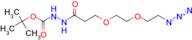 Azido-PEG2-hydrazide-Boc