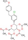 (2R,3R,4R,5S,6S)-2-(Acetoxymethyl)-6-(4-chloro-3-(4-methoxybenzyl)phenyl)tetrahydro-2H-pyran-3,4...