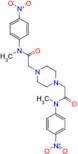 2,2'-(Piperazine-1,4-diyl)bis(N-methyl-N-(4-nitrophenyl)acetamide) (Nintedanib Impurity)