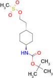 trans-2-[4-[(N-tert-Butoxycarbonyl)amino]cyclohexyl]ethyl methanesulfonate