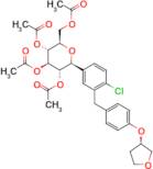 (2R,3R,4R,5S,6S)-2-(acetoxymethyl)-6-(4-chloro-3-(4-(((S)-tetrahydrofuran-3-yl)oxy)benzyl)phenyl)tetrahydro-2H-pyran-3,4,5-triyl triacetate