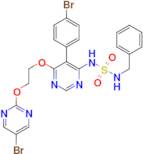 N-[5-(4-Bromophenyl)-6-[2-[(5-bromo-2-pyrimidinyl)oxy]ethoxy]-4-pyrimidinyl]-N'-(phenylmethyl)sulf…