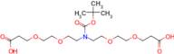 N-Boc-N-bis(PEG2-acid)