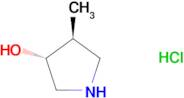 rel-(3R,4S)-4-Methylpyrrolidin-3-ol hydrochloride