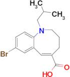 8-Bromo-1,2,3,4-tetrahydro-1-(2-methylpropyl)-1-benzazocine-5-carboxylic acid