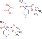 Methyl 4-((tert-butoxycarbonyl)amino)piperidine-4-carboxylate oxalate(2:1)