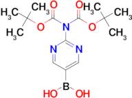 2-(5-Borono-2-pyrimidinyl)imidodicarbonic acid 1,3-bis(tert-butyl) ester