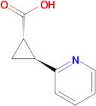 (1S,2S)-rel-2-(Pyridin-2-yl)cyclopropane-1-carboxylic acid