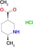 Rel-Methyl-6-methylpiperidine-3-carboxylate hydrochloride