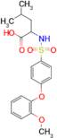 N-[4-(2-Methoxyphenoxy)phenylsulfonyl]-DL-leucine