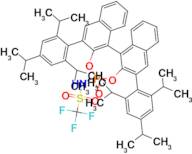 1,​1,​1-​Trifluoro-​N-​[(11bR)​-​4-​oxido-​2,​6-​bis[2,​4,​6-​trisisopropylphenyl]​dinaphtho[2,​1-…