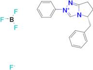 (R)-5-Benzyl-2-phenyl-6,7-dihydro-5H-pyrrolo[2,1-c][1,2,4]triazol-2-ium tetrafluoroborate