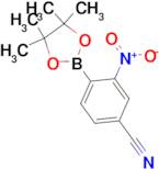 3-Nitro-4-(tetramethyl-1,3,2-dioxaborolan-2-yl)benzonitrile