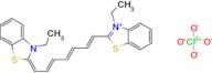 3-Ethyl-2-(7-(3-ethylbenzo[d]thiazol-2(3H)-ylidene)hepta-1,3,5-trien-1-yl)benzo[d]thiazol-3-ium pe…