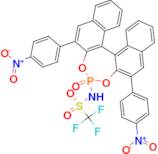 N-((11bR)-2,6-Bis(4-nitrophenyl)-4-oxidodinaphtho[2,1-d:1',2'-f][1,3,2]dioxaphosphepin-4-yl)-1,1,1…