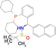 [S(R)]-N-[(R)-[2-(Dicyclohexylphosphino)phenyl]-2-naphthalenylmethyl]-2-dimethyl-2-propanesulfinam…