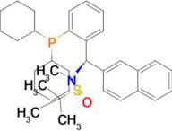 [S(R)]-N-[(R)-[2-(Dicyclohexylphosphino)phenyl]-2-naphthalenylmethyl]-N,2-dimethyl-2-propanesulf...