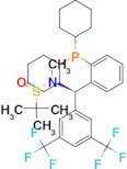 [S(R)]-N-[(R)-3,5-Bis(trifluoromethyl)phenyl][2-(dicyclohexylphosphanyl)phenyl]-N,2-dimethyl-2-p...