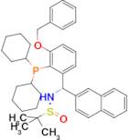 [S(R)]-N-[(S)-[3-(Benzyloxy)-2-(dicyclohexylphosphino)phenyl]-(2-naphthalenyl)methyl]-2-methyl-2...