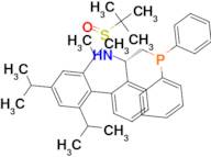 [S(R)]-N-[(1S)-1-(2',4',6'-Triisopropyl)-(1,1'-biphenyl)-2-yl-2-(diphenylphosphino)ethyl]-2-methyl…