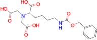 (S)-2,2'-((5-(((Benzyloxy)carbonyl)amino)-1-carboxypentyl)azanediyl)diacetic acid