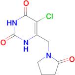 5-Chloro-6-((2-oxopyrrolidin-1-yl)methyl)pyrimidine-2,4(1H,3H)-dione (Tipiracil Impurity)