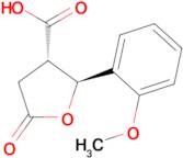 Trans-2-(2-Methoxyphenyl)-5-oxotetrahydrofuran-3-carboxylic acid