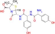 (2S,5R,6R)-6-((R)-2-((R)-2-Amino-2-(4-hydroxyphenyl)acetamido)-2-(4-hydroxyphenyl)acetamido)-3,3-d…