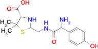 (4S)-2-(((R)-2-Amino-2-(4-hydroxyphenyl)acetamido)methyl)-5,5-dimethylthiazolidine-4-carboxylic acid (Amoxicillin Impurity)