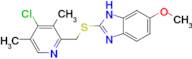 2-(((4-chloro-3,5-dimethylpyridin-2-yl)methyl)thio)-5-methoxy-1H-benzo[d]imidazoleÂ (Omeprazole Impurityï¼‰