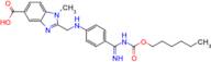 2-(((4-(N-((Hexyloxy)carbonyl)carbamimidoyl)phenyl)amino)methyl)-1-methyl-1H-benzo[d]imidazole-5...