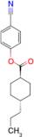 4-Cyanophenyl trans-4-propylcyclohexane-1-carboxylate